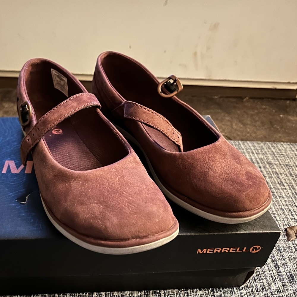 Women's Merrell Everyday Shoe, Maroon, Size 8 Women's